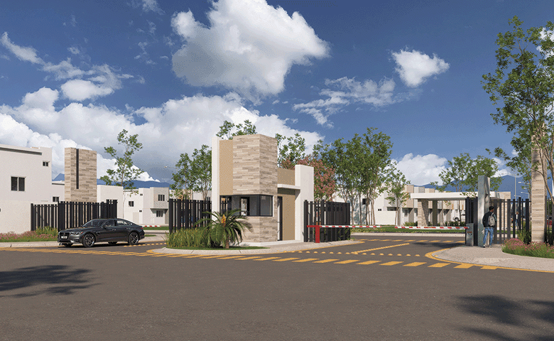 casas en venta en Juárez: Casa modelo Lirio en Vonetto Residencial, Juárez, imagen 2