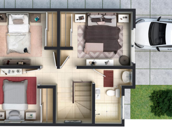 Casa Nueva en Venta en Los Héroes Lincoln, García | Modelo Cerezo