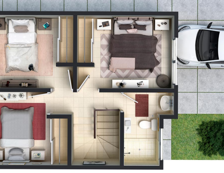 Casa Nueva en Venta en Los Héroes Lincoln, García | Modelo Cerezo