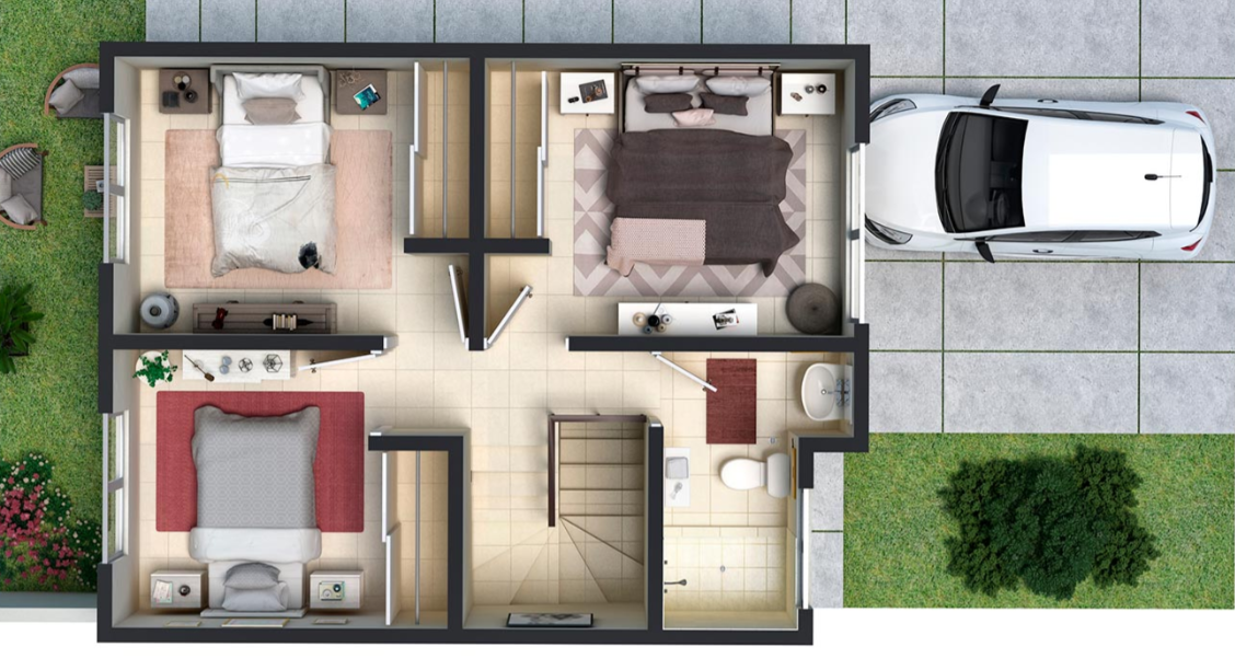 Casa Nueva en Venta en Los Héroes Lincoln, García | Modelo Cerezo