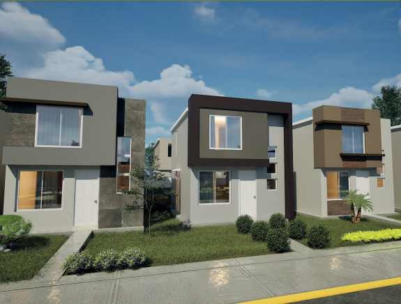 Casa Nueva en Venta en Privada Cantabria (Mirador), Juárez | Modelo Milán