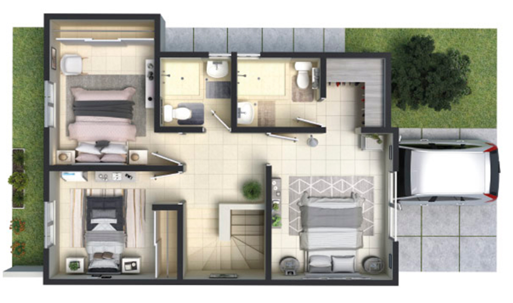 Casa Nueva en Venta en Altta Condesa, Juárez | Modelo Nogal, 115 m²