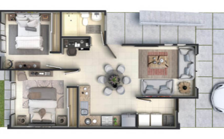 Casa Nueva en Venta en Altta Condesa, Juárez | Modelo Cerezo, 90 m²