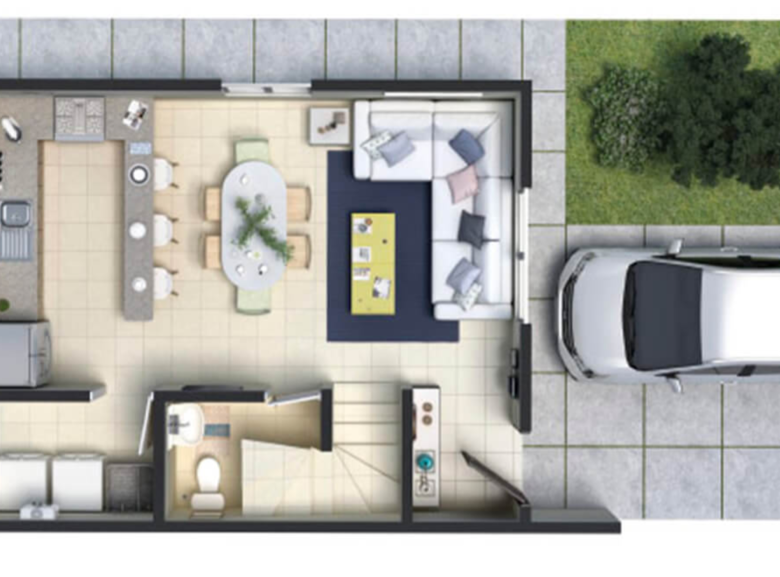 Casa Nueva en Venta en Altta Condesa, Juárez | Modelo Nogal, 115 m²