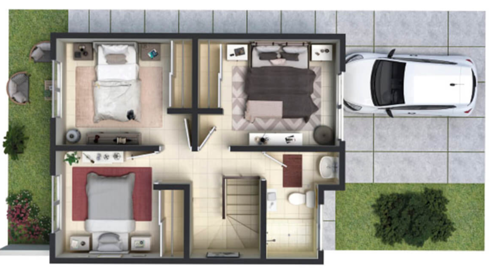 Casa Nueva en Venta en Altta Condesa, Juárez | Modelo Trébol PB